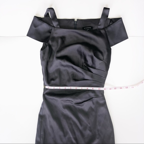 2000’s le chateau formal midi dress, size XXS - Picture 6 of 10